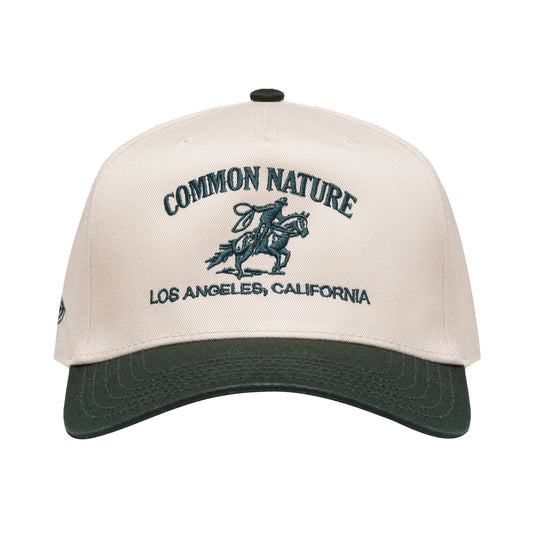 RIDER'S HAT (NATURAL/BLACK)