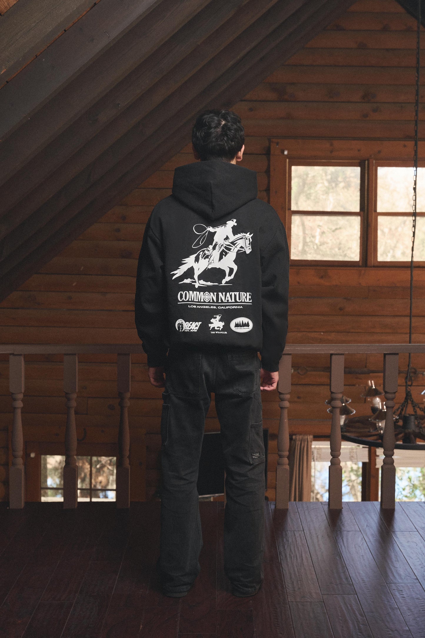 RIDER'S SPIRIT HOODIE (BLACK)