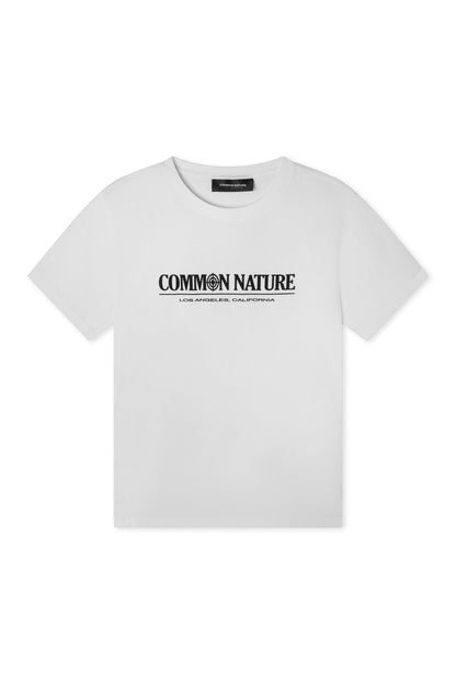 Western Frontier Tee in white, front view with chest logo