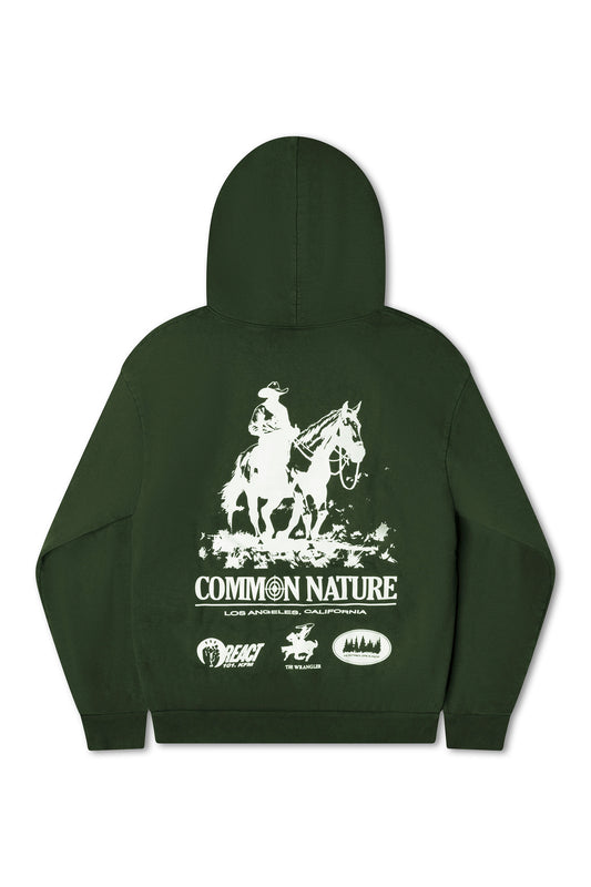 WESTERN FRONTIER HOODIE (FOREST GREEN)