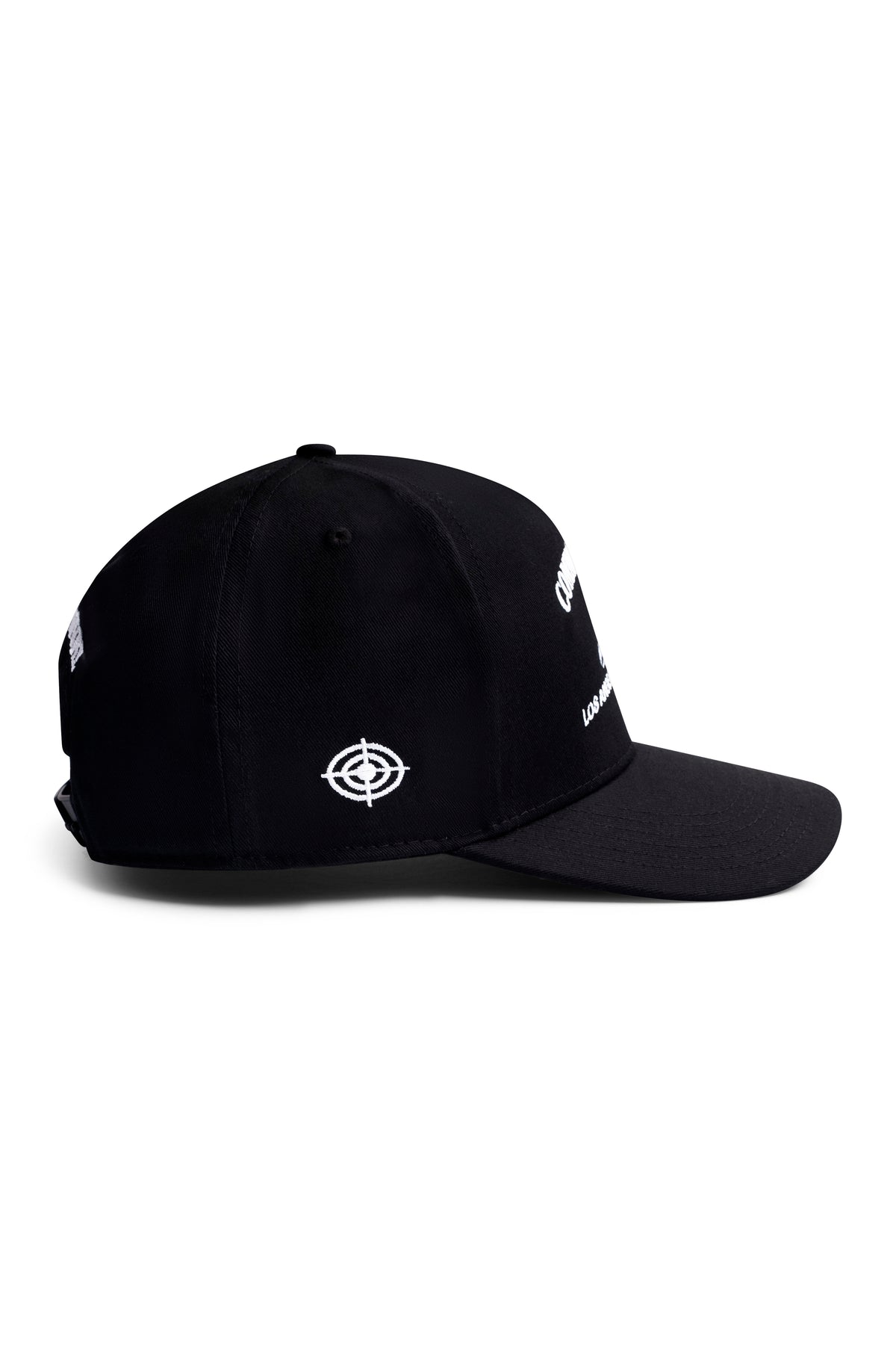 Rider's Hat in black, side view