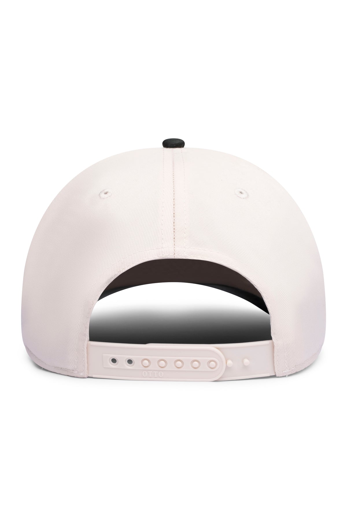 Classic Target Hat in natural and black, back view